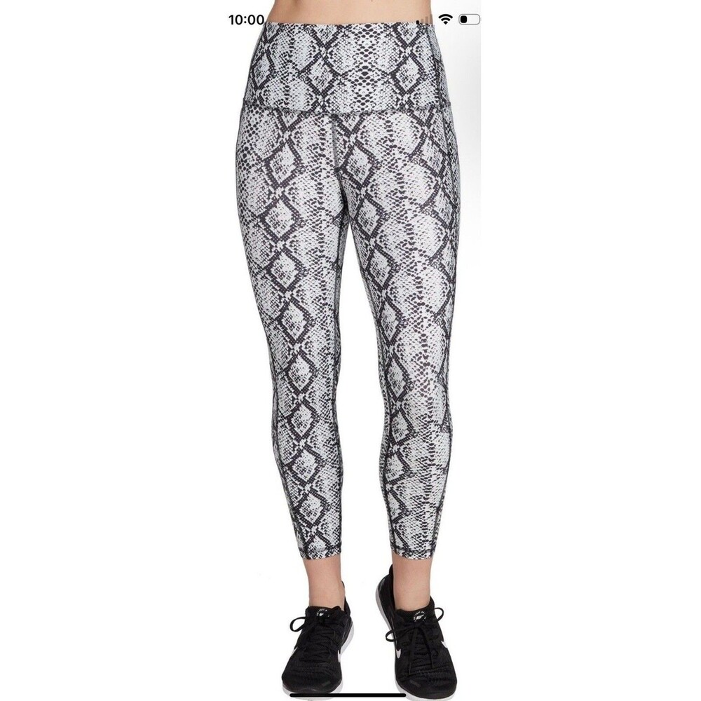 DSG Women’s Snakeskin 7/8 Leggings Size M High Rise Performance Activewear